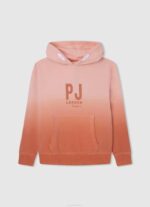 Pepe Jeans haalistunut hupullinen pusero poika kurpitsa appelsiini TB001583
