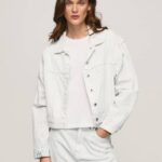 Pepe Jeans halkeileva efektifarkkutakki naiset denim TB0095