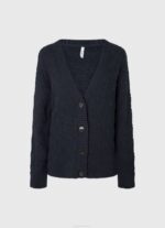 Pepe Jeans harjakattoinen neuletakki v-pääntiellä naiset dulwich TB00239 - Image 5