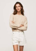 Pepe Jeans harjakattoinen pyöreä pääntie jersey naiset harrastaja TB00244