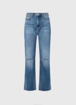 Pepe Jeans harper korkeavyötäröiset levenevät farkut naiset denim TB0064 - Image 5