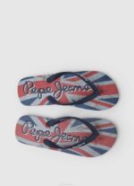 Pepe Jeans hawi lippu rannalla varvastossut miehet tumma denim TB001259 - Image 2