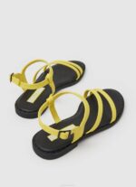 Pepe Jeans hayes juice tasaiset sandaalit naiset sitruuna TB00664 - Image 4