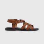 Pepe Jeans hayes rome litteät sandaalit naiset konjakki TB00655