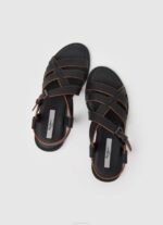 Pepe Jeans hayes rome litteät sandaalit naiset musta TB00657 - Image 2