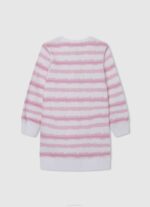 Pepe Jeans heikentyneet raidat minimekko tyttö pehmeä pinkki TB001392 - Image 2