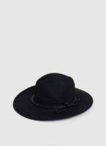 Pepe Jeans hengittävä leveälierinen hattu naiset musta TB00776