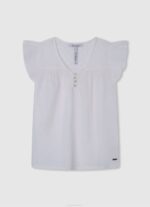 Pepe Jeans hilpeä pusero harjakattoisilla yksityiskohdilla tyttö mousse TB001472