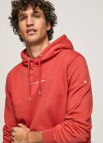 Pepe Jeans hupullinen puuvillapusero miehet studio punainen TB00909