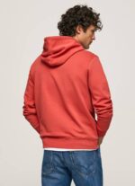 Pepe Jeans hupullinen puuvillapusero miehet studio punainen TB00909 - Image 4