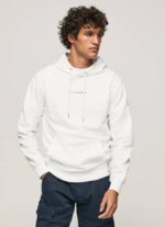 Pepe Jeans hupullinen puuvillapusero miehet valkoinen TB00910