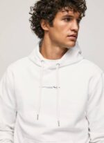 Pepe Jeans hupullinen puuvillapusero miehet valkoinen TB00910 - Image 3