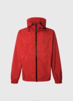 Pepe Jeans hupullinen tuulitakki miehet studio punainen TB00824 - Image 5