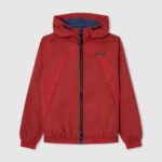 Pepe Jeans hupullinen tuulitakki poika studio punainen TB001564