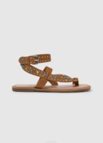 Pepe Jeans irma etniset nahkasandaalit naiset rusketus TB00658