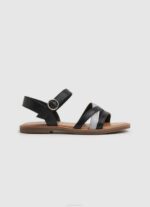 Pepe Jeans irma jumalaiset nahkasandaalit tyttö musta TB001336