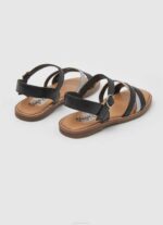Pepe Jeans irma jumalaiset nahkasandaalit tyttö musta TB001336 - Image 4