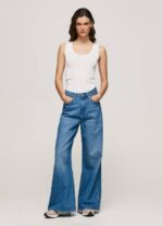 Pepe Jeans jaimy korkeavyötäröiset leveät farkut naiset denim TB0079