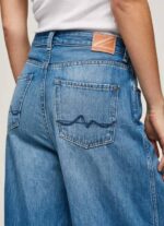 Pepe Jeans jaimy korkeavyötäröiset leveät farkut naiset denim TB0079 - Image 5