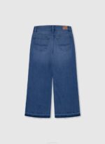 Pepe Jeans jivey korkeavyötäröiset leveät farkut tyttö denim TB001367 - Image 2