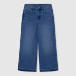 Pepe Jeans jivey korkeavyötäröiset leveät farkut tyttö denim TB001367