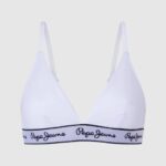 Pepe Jeans joustavat puuvillarintaliivit naiset valkoinen TB00540