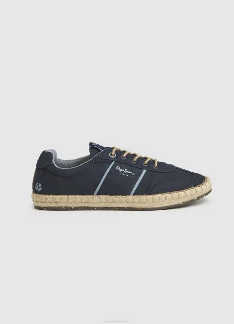 Pepe Jeans juuttipohjaiset turistilenkkarit miehet laivasto TB001252 - Image 1