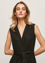 Pepe Jeans käännekaulus mekko naiset musta TB00224 - Image 3