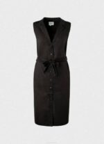 Pepe Jeans käännekaulus mekko naiset musta TB00224 - Image 5