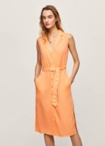 Pepe Jeans käännekaulus mekko naiset persikka TB00212 - Image 2