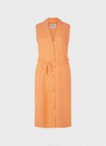 Pepe Jeans käännekaulus mekko naiset persikka TB00212 - Image 5