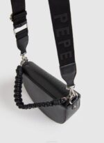 Pepe Jeans kaksikahvainen crossbody laukku naiset musta TB00733 - Image 2