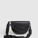 Pepe Jeans kaksikahvainen crossbody laukku naiset musta TB00733