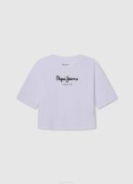 Pepe Jeans kaksinkertainen röyhelö t-paita tyttö valkoinen TB001482 - Image 3