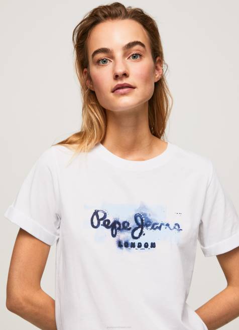 pepe_jeans_kaltevuuslogoinen_puuvillainen_t_paita_naiset_valkoinen_tb00421.jpg Pepe Jeans kaltevuuslogoinen puuvillainen t-paita naiset valkoinen TB00421 - Image 1