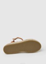 Pepe Jeans Kate emboed wedge sandaalit naiset tupakka TB00677 - Image 5