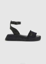 Pepe Jeans Kate kangas kiila sandaalit naiset musta TB00671
