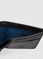 Pepe Jeans kauttaaltaan logollinen nahkalompakko miehet musta TB001296 - Image 3