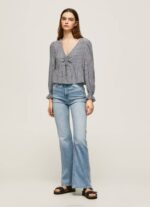 Pepe Jeans kauttaaltaan logopainattu pusero naiset multi TB00364 - Image 2