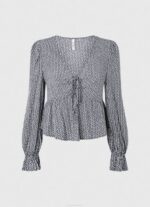 Pepe Jeans kauttaaltaan logopainattu pusero naiset multi TB00364 - Image 4