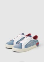 Pepe Jeans kenton denim canvas lenkkarit naiset tehtaan sininen TB00627 - Image 3