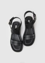 Pepe Jeans kesäiset kiila sandaalit naiset musta TB00652 - Image 2