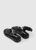 Pepe Jeans kesäiset kiila sandaalit naiset musta TB00652 - Image 4