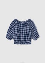 Pepe Jeans kiiltävä ruudullinen printtitoppi tyttö multi TB001419