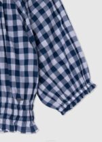 Pepe Jeans kiiltävä ruudullinen printtitoppi tyttö multi TB001419 - Image 3
