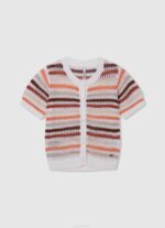 Pepe Jeans kiiltävä ruudullinen printtitoppi tyttö multi TB001419 - Image 5