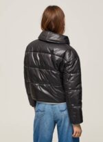 Pepe Jeans kiiltävä topattu untuvatakki naiset musta TB00123 - Image 4