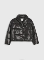 Pepe Jeans kiiltävä topattu untuvatakki naiset musta TB00123 - Image 5