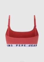 Pepe Jeans kiinteät str brlt urheiluliivit naiset studio punainen TB00570 - Image 2