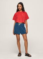 Pepe Jeans kirjailtu logo urheilulliset shortsit naiset jarman TB00532